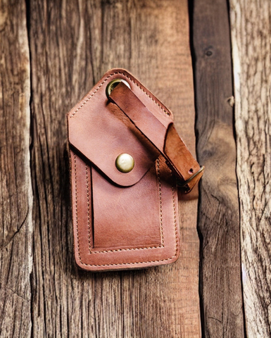 Safari leather luggage tags ( Personalized )