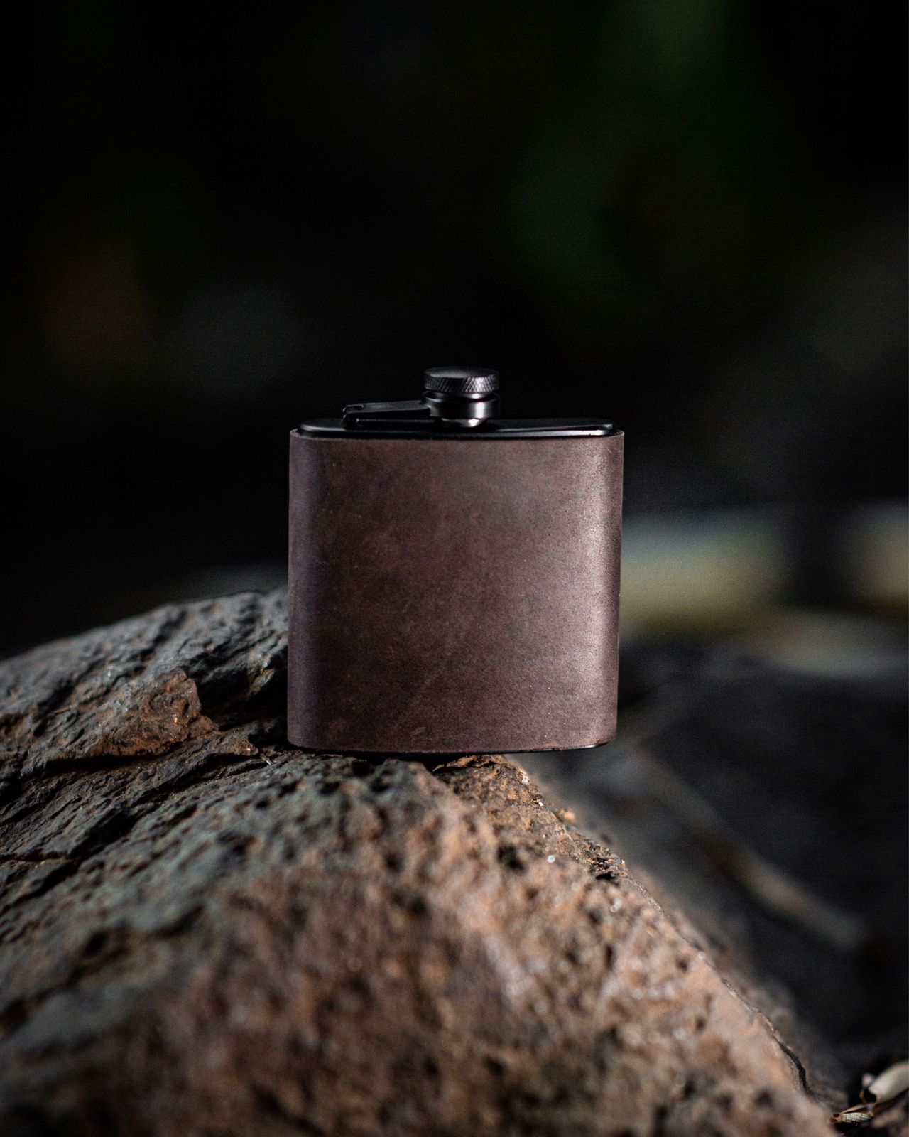 Zuri Leather Hip Flask (Personalized)